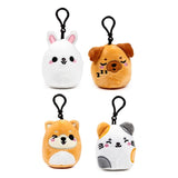 Squidglys adoramals mini porte-clés pour animaux de compagnie