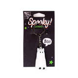 Porte-clés en PVC 3D chat effrayant