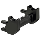 Adaptateur d'écartement Klickfix e 90 degrés noir