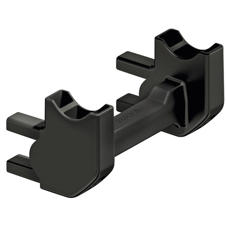 Adaptateur d'écartement Klickfix e 90 degrés noir