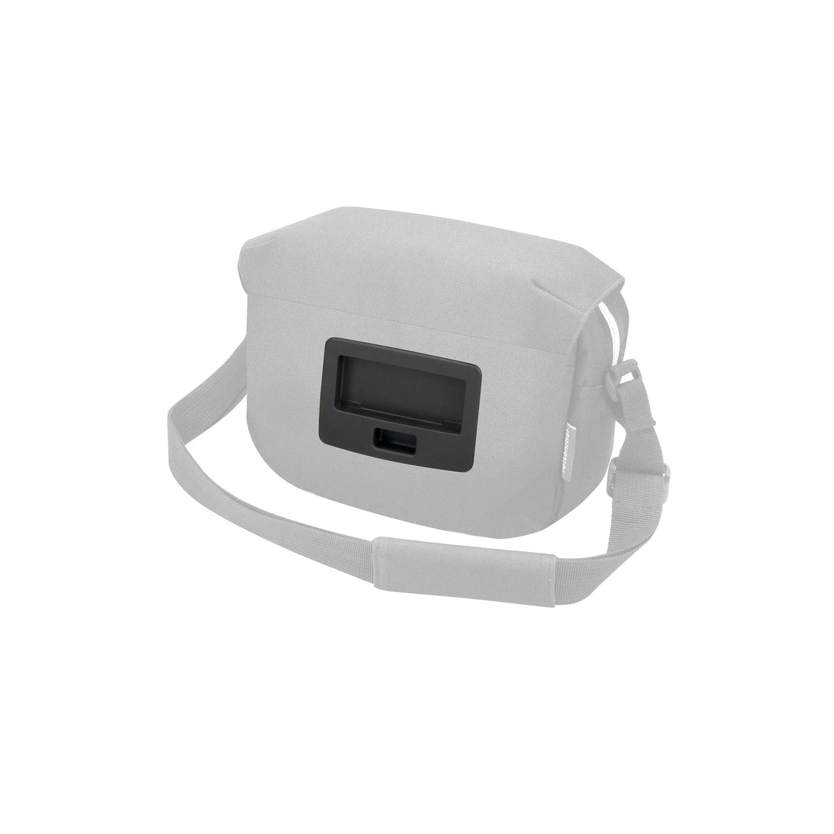 Klickfix sacoche de guidon funbag twist gris