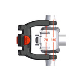 SteerAdapter Klickfix E-Bike surdimensionné (KF349)