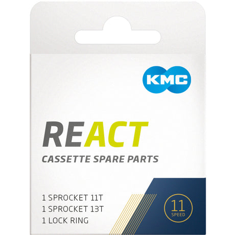 Jeu de pignons Kmc 11v 11-42 inc. jeu de pièces de rechange pour bague de verrouillage