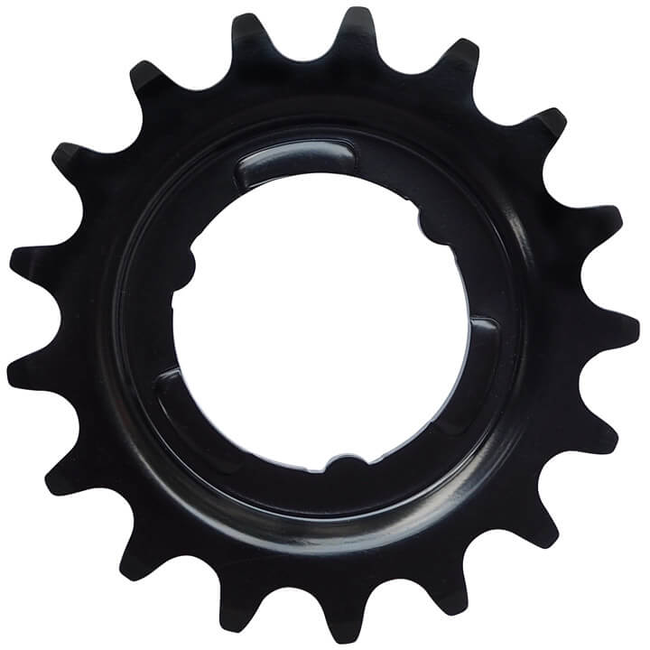 KMC Gear Shimano bred 18 t bakom svart