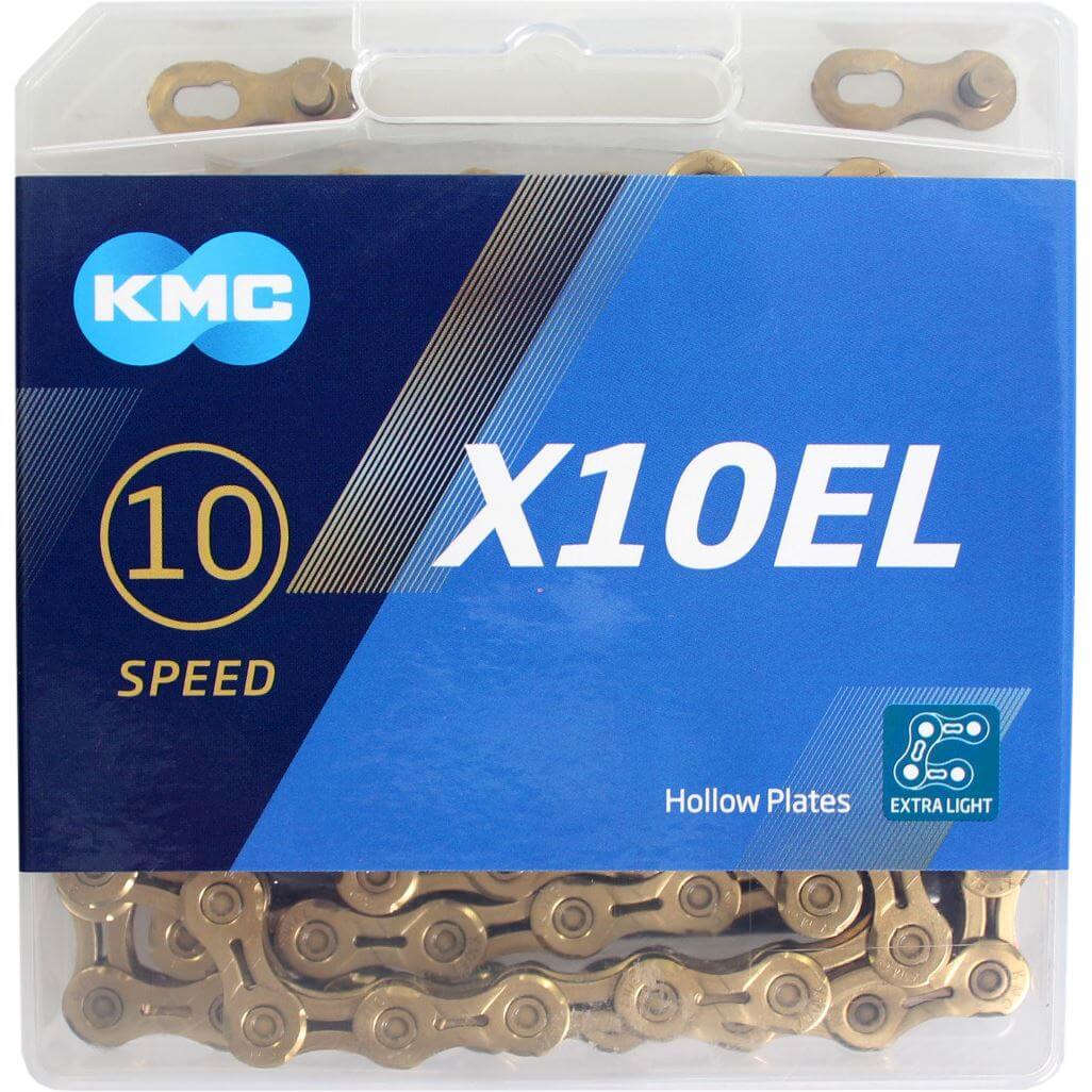 KMC X10EL Gold Ti-N 10-växlad cykelkedja