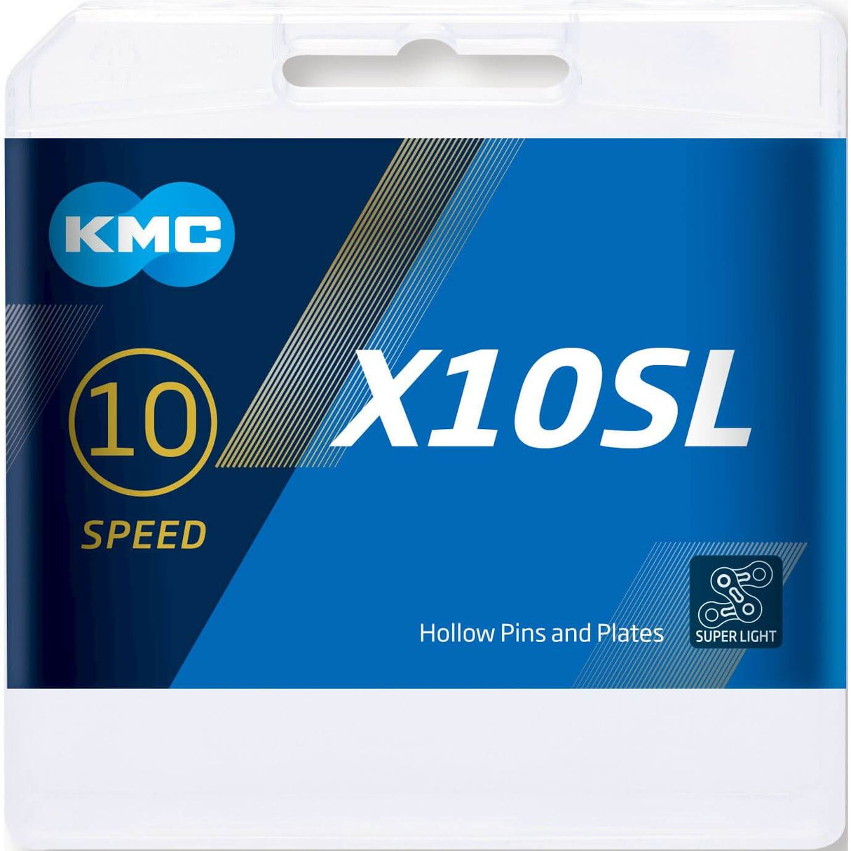 KMC X10SL Silver Super Light Bicycle Chain