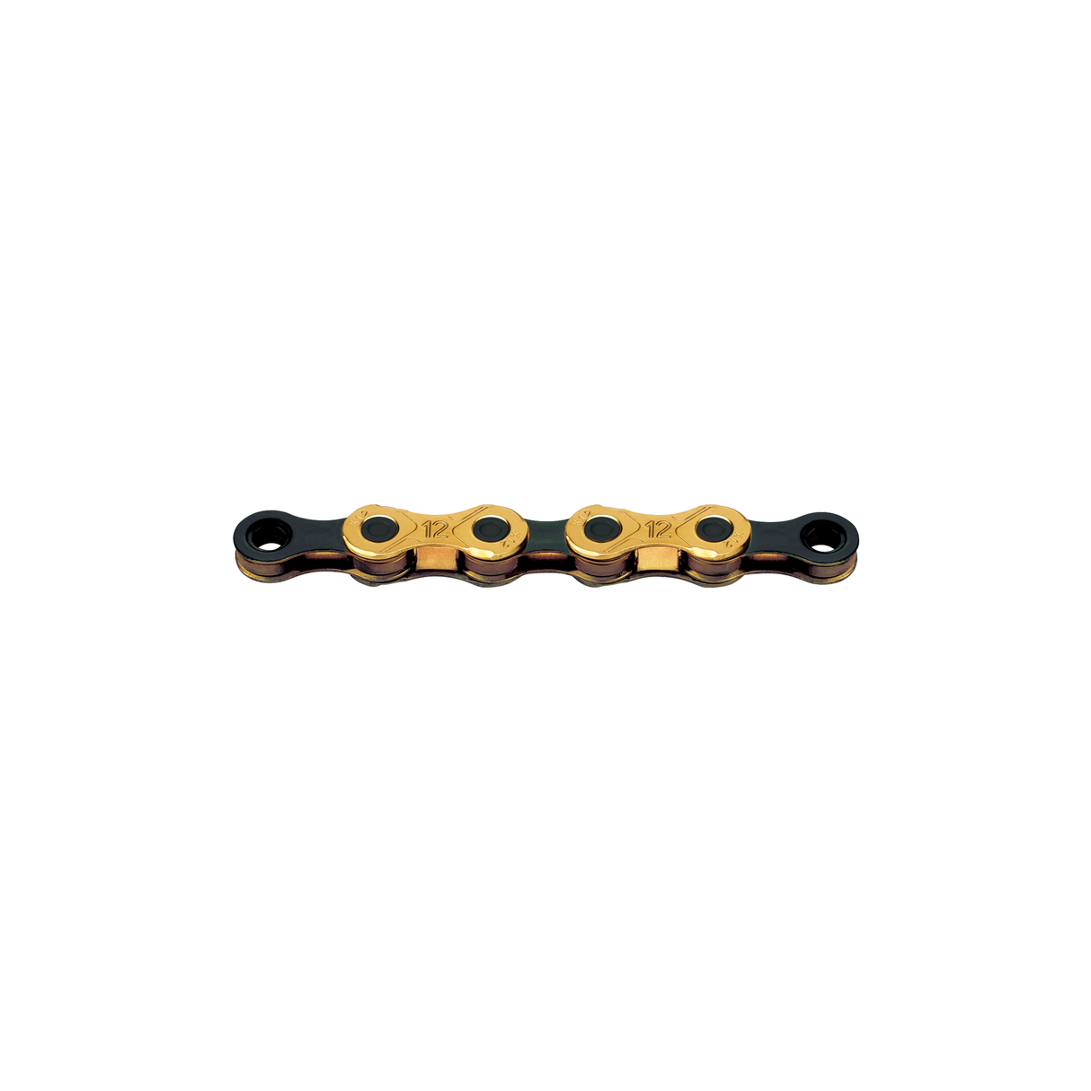 KMC Bicycle Chain x12 Ti-n Gold Black 126 Schakels
