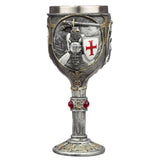 Calice de croisade de chevalier médiéval décoratif