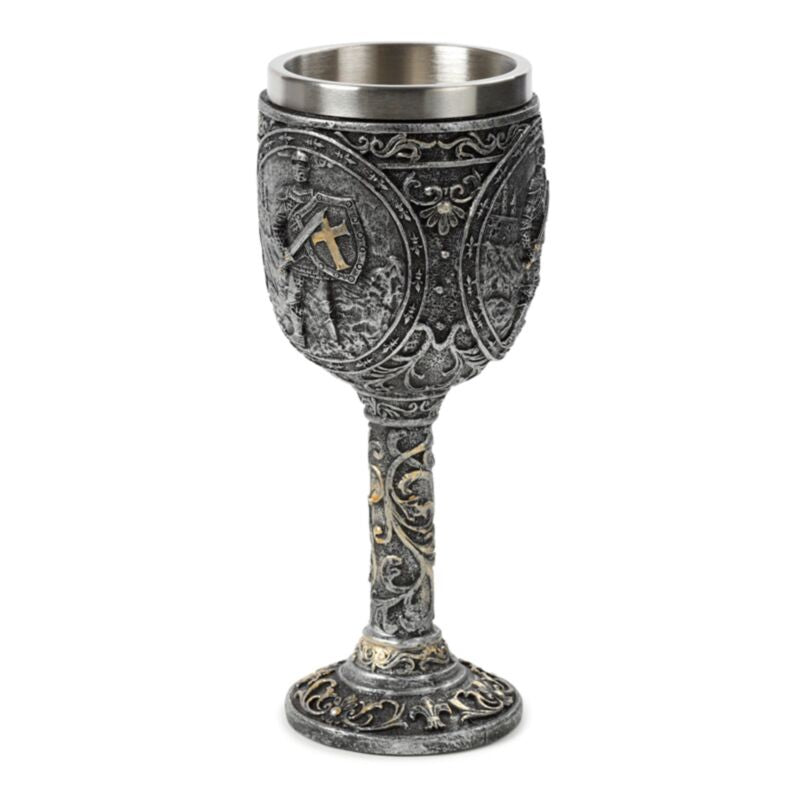 Calice décoratif de château de chevalier médiéval