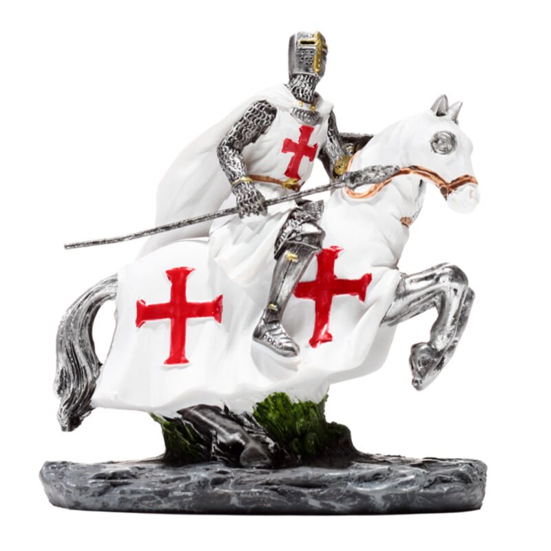 Chevalier de croisade à cheval - défenseur