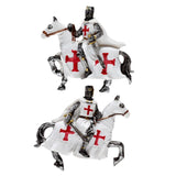 Aimant protecteur chevalier de croisade à cheval