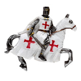 Aimant protecteur chevalier de croisade à cheval