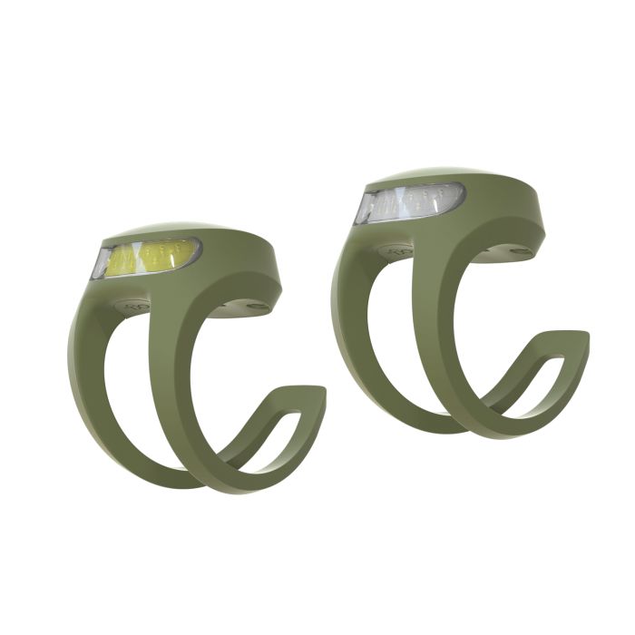 Knog frog usb twin pack - veste verte