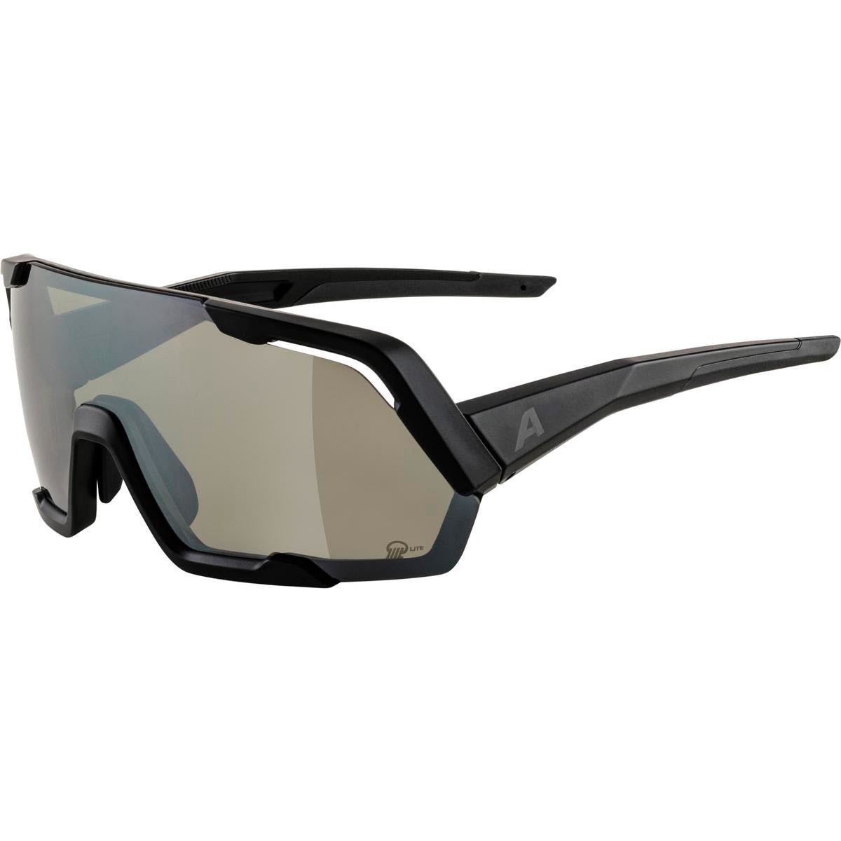 Alpina sports lunettes de sport rocket q-lite noir mat