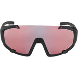Alpina sports lunettes de sport hawkeye qv noir mat