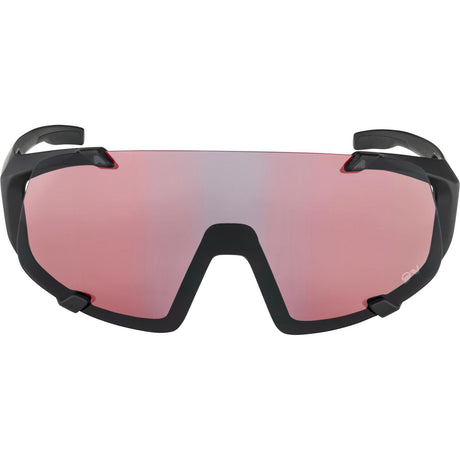Alpina sports lunettes de sport hawkeye qv noir mat