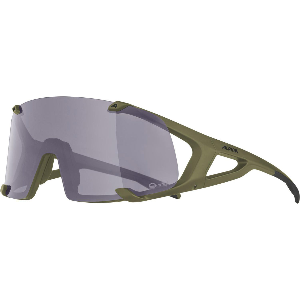 Alpina sports lunettes de sport hawkeye q-lite v olive