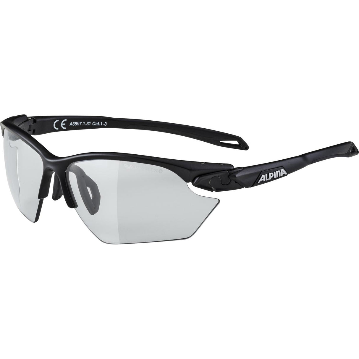 Alpina sports lunettes de sport twist five s hr v noir