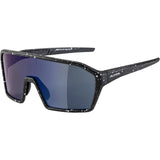 Alpina sports lunettes de sport ram q-lite bleu miroir lentille noir
