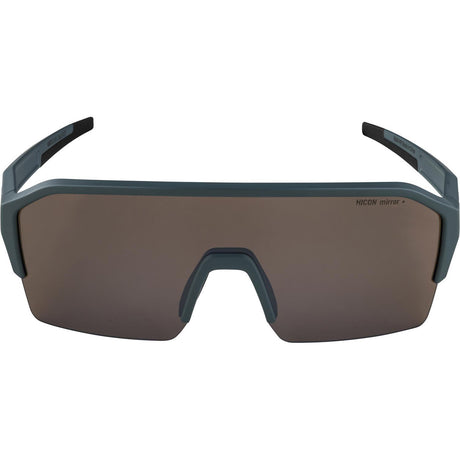 Lunettes de sport olympiques alpina sport ram hr q-lite argent. lentille miroir bleue