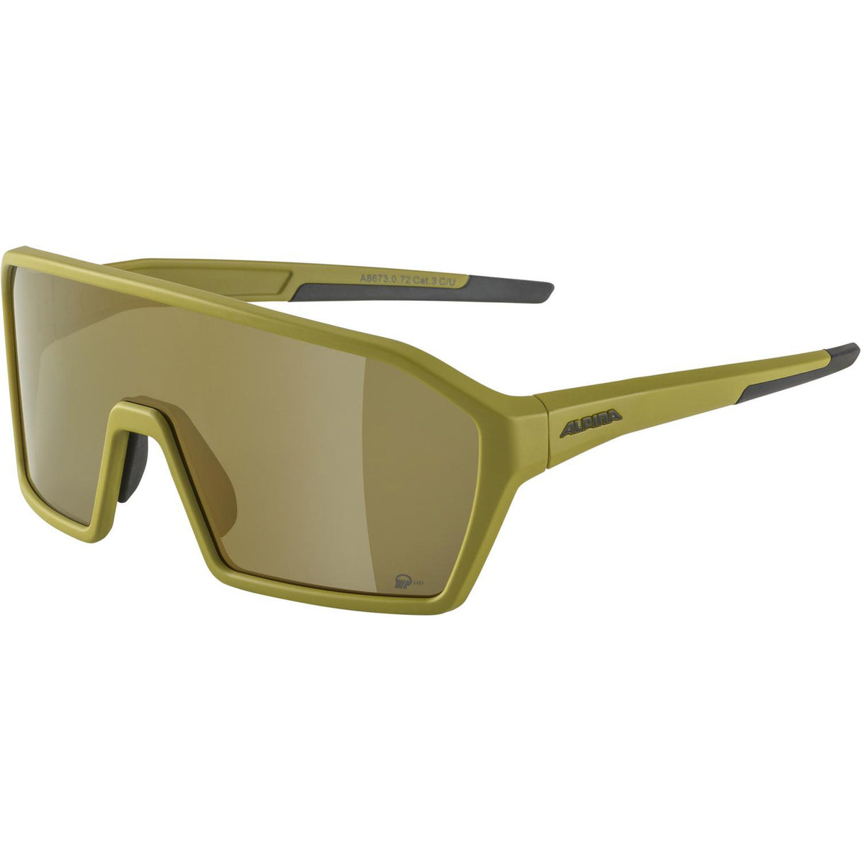 Alpina sports lunettes de sport ram q-lite olive