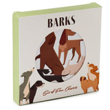 Ensemble de 4 sous-verres Chien Barks