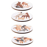 Ensemble de 4 sous-verres Chien Barks