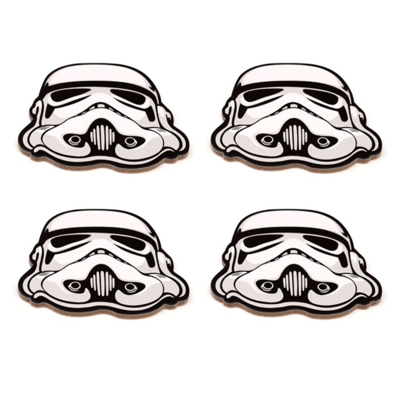 L'ensemble original de 4 sous-verres Stormtrooper