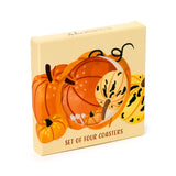 Ensemble de 4 sous-verres Récolte d'automne