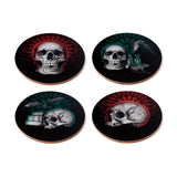 Ensemble gothique de 4 sous-verres