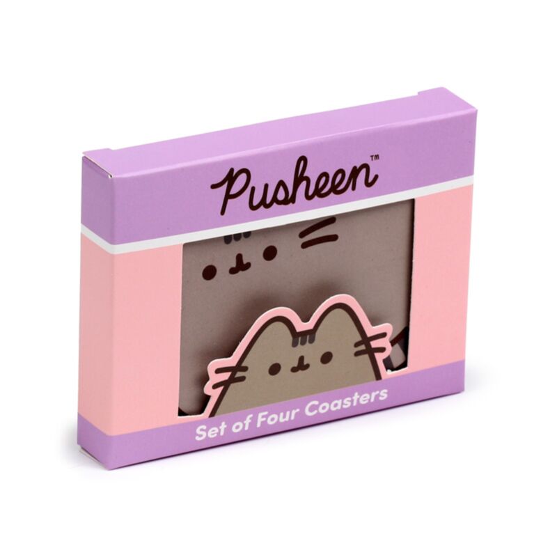 Pusheen le chat lot de 4 sous-verres en forme