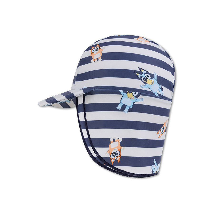 Bleu | casquette solaire UV bleu blanc