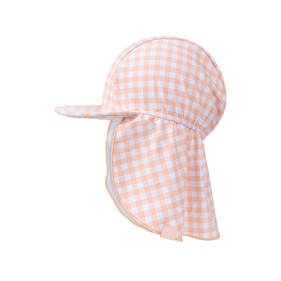 Grille du coucher du soleil | casquette solaire UV orange blanc