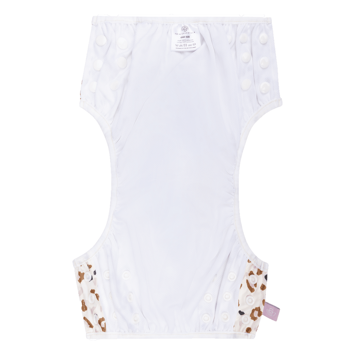 Léopard | couche de bain lavable kaki