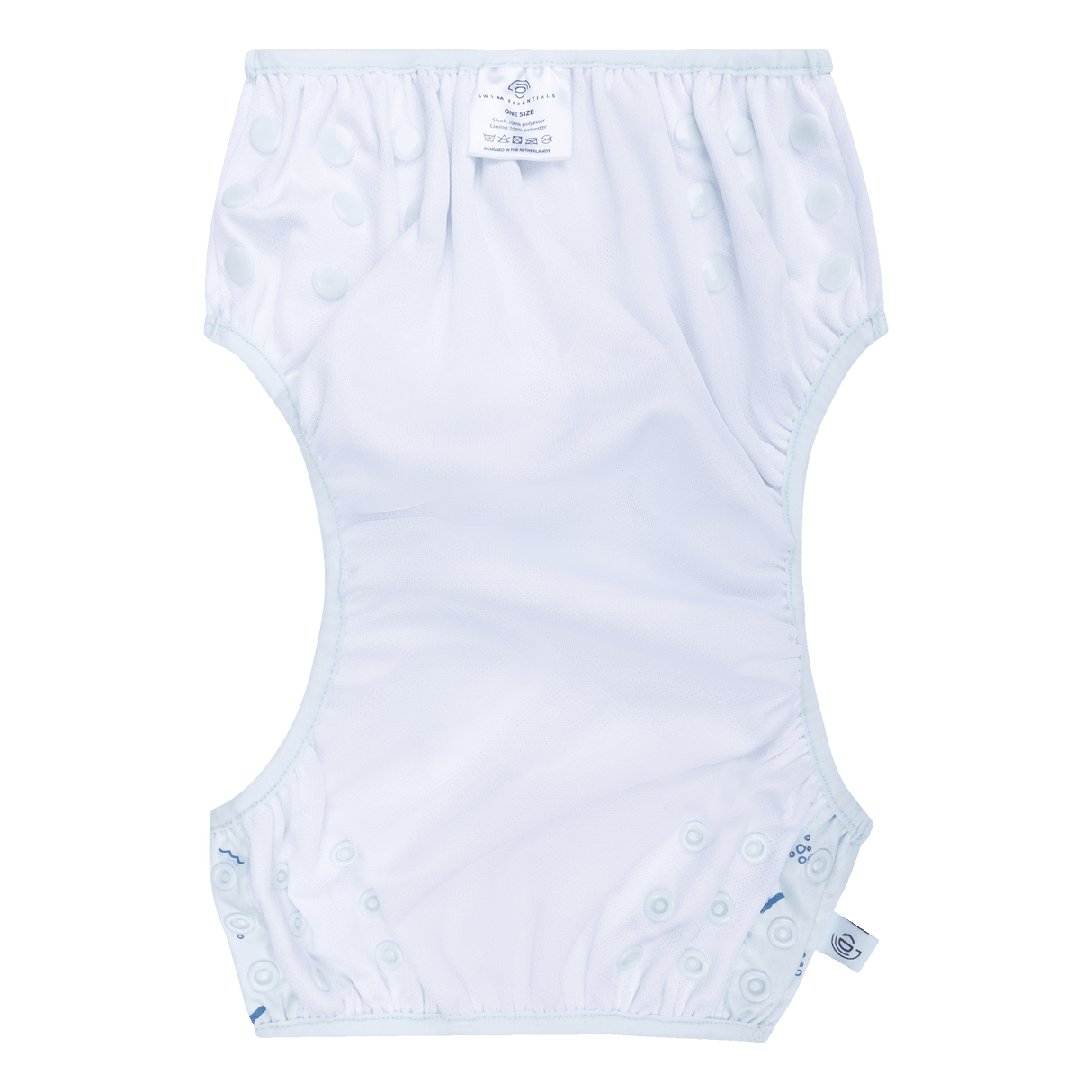 Vague bleue | couche de bain lavable bleue
