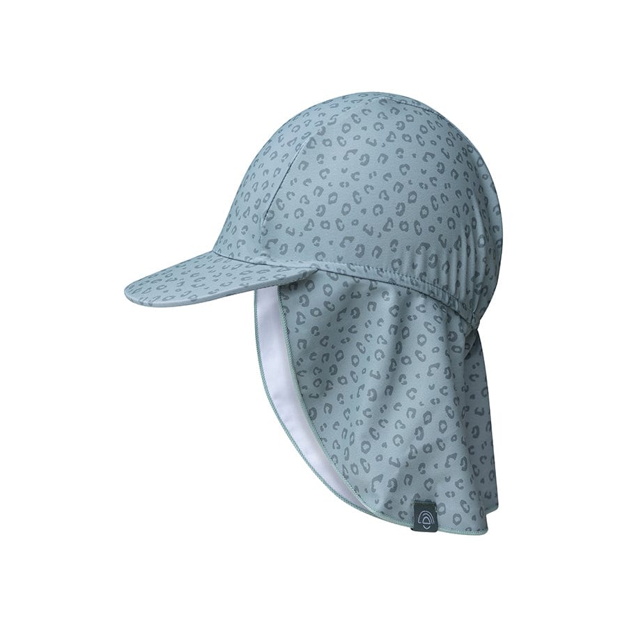 Léopard | chapeau de soleil UV vert