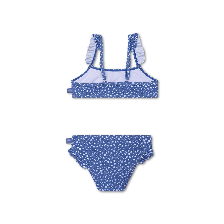 Léopard | bikini uv filles bleues