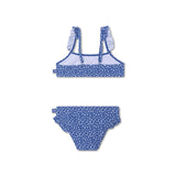 Léopard | bikini uv filles bleues