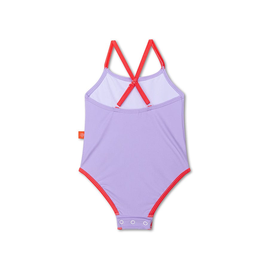 Tons emblématiques | maillot de bain uv violet pour filles