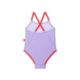 Tons emblématiques | maillot de bain uv violet pour filles