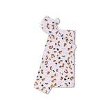 Léopard | poncho de plage kaki 65 x 65 cm