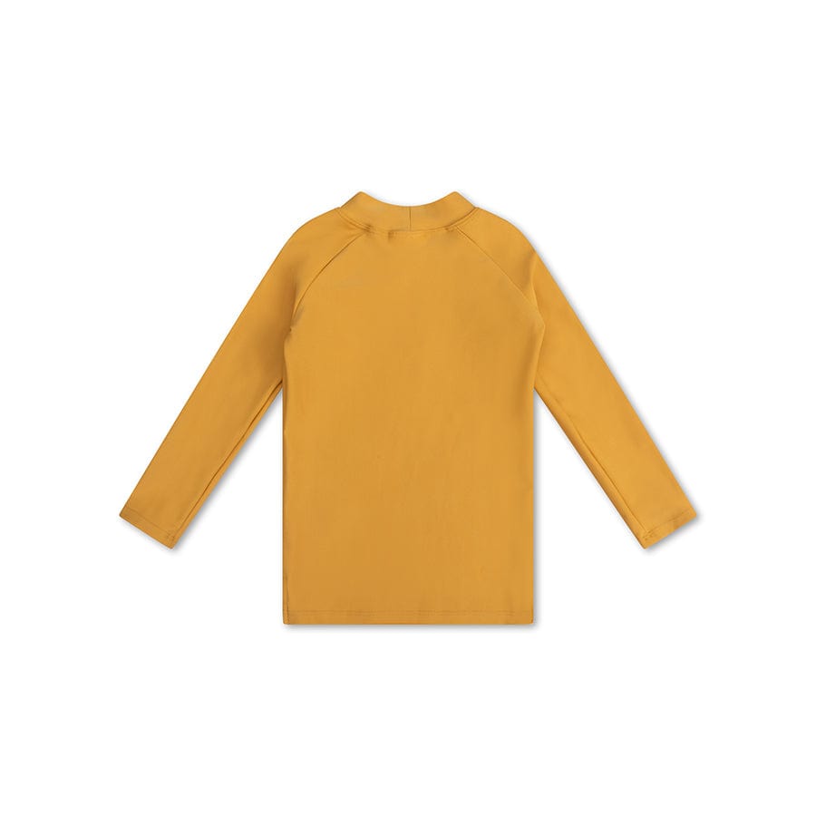 Tons purs | maillot de bain anti-UV jaune à manches longues