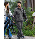 Mirage Raincoat Rouvade Close Close - Taille XL - Fabriqué à partir de polyester Soft Touch - Earl Gray