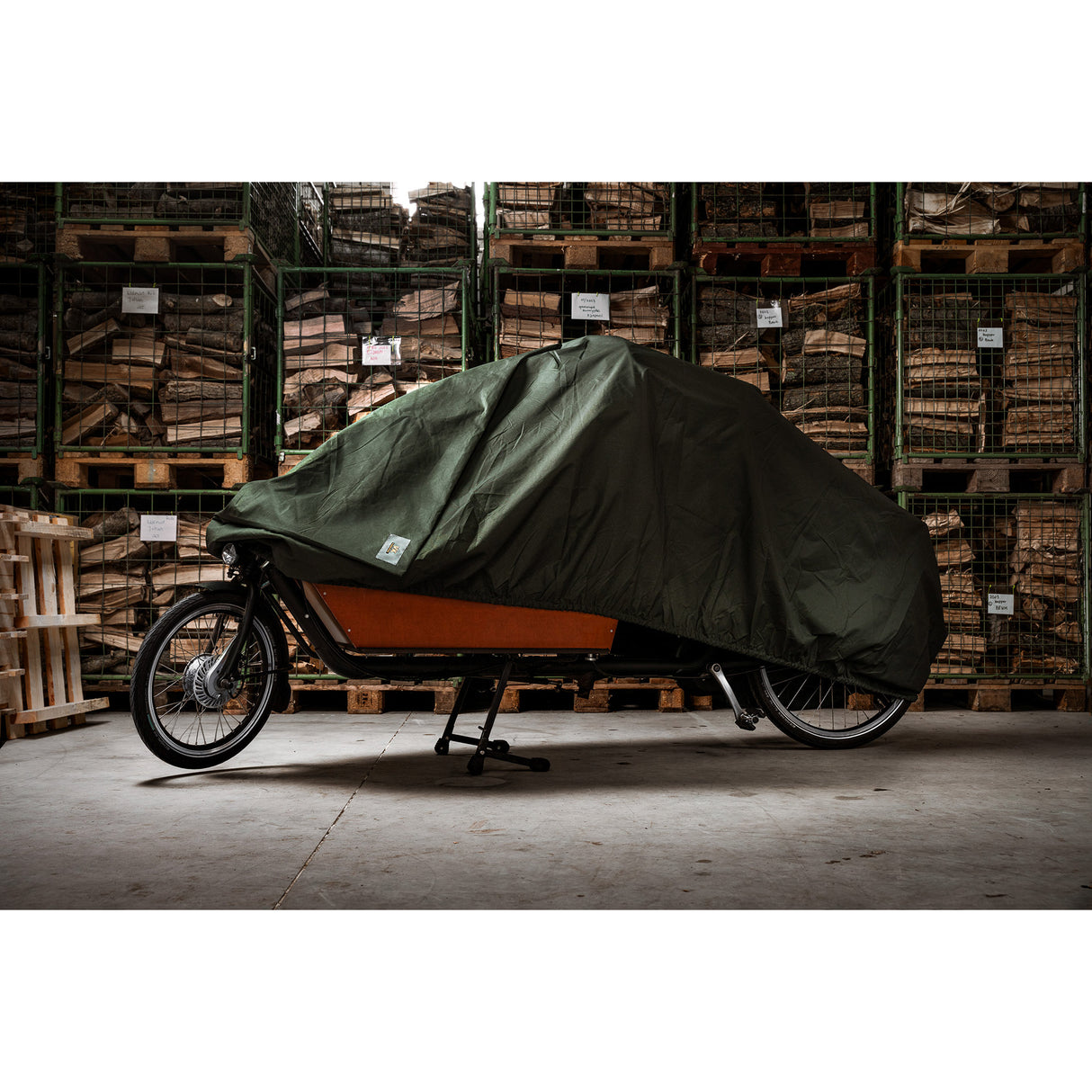 Housse de protection pour vélo Vk (84) re-cover cargo vert forêt
