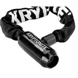 Chaîne Kryptonite keeper 585 avec cadenas intégré - cadenas de chaîne de vélo - cadenas de vélo avec chaîne vélo électrique - 85 cm - acier - noir