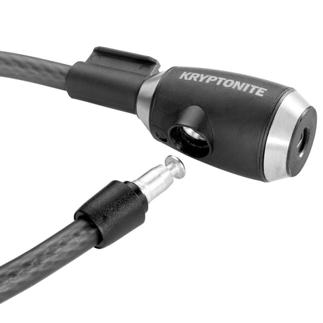 Kryptonite kryptoflex câble antivol vélo - antivol pour terrasse, mobilier de jardin, vélo enfant, scooter - 180 cm - acier - noir