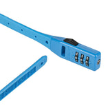 Kryptonite câble de verrouillage code clic serrure combo bleu
