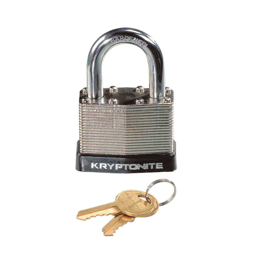 Kryptonite cadenas cadenas 8 x 3 cm acier argent noir