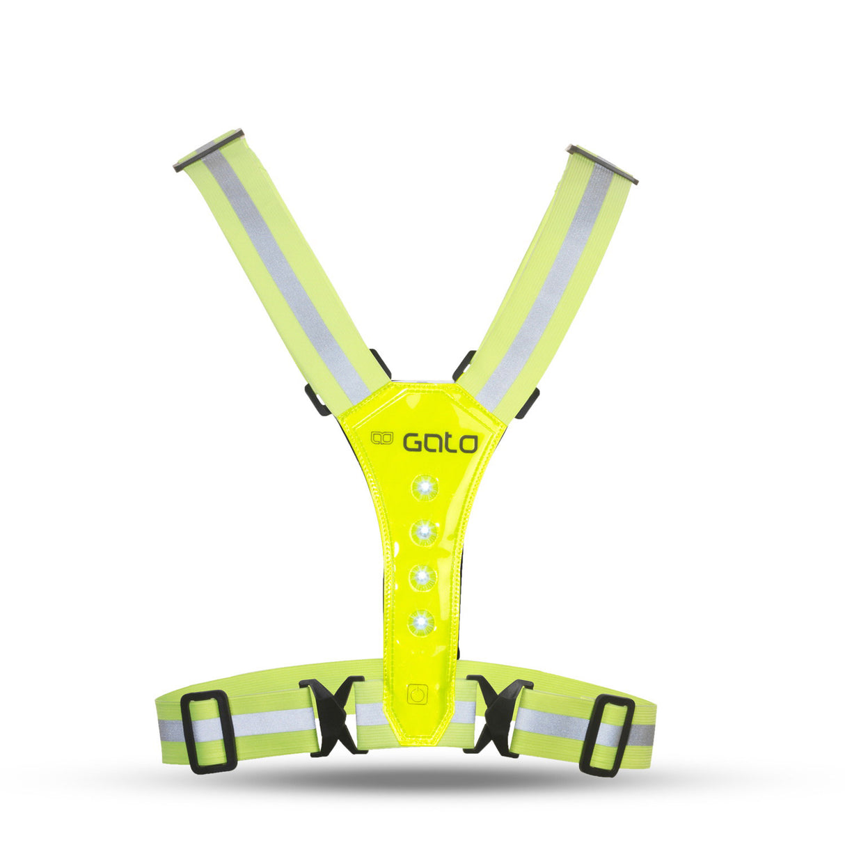 Gato gilet led sport plus sûr jaune fluo taille unique