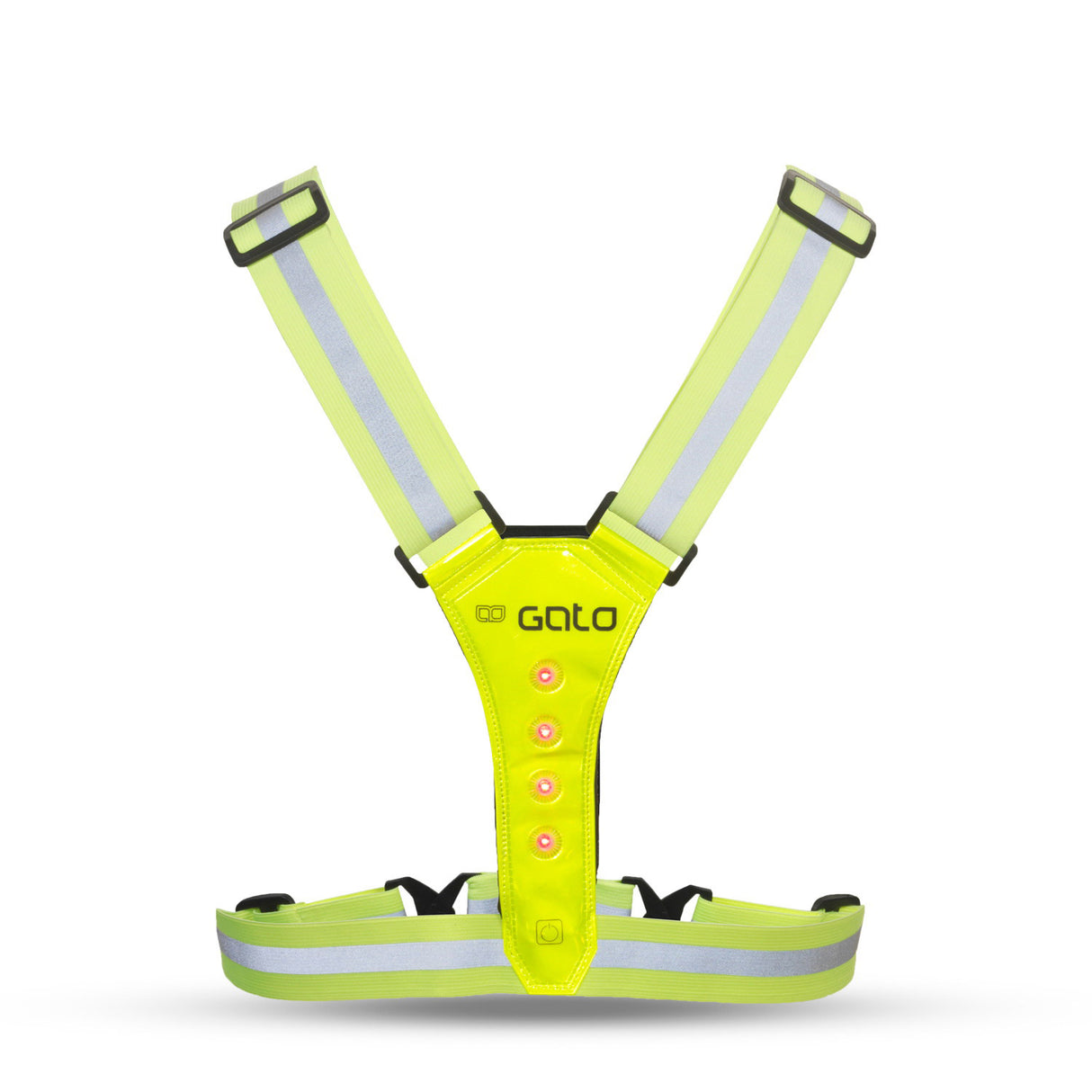 Gato gilet led sport plus sûr jaune fluo taille unique